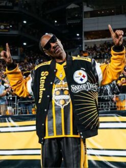 Snoop Dogg Black and Yellow Jacket