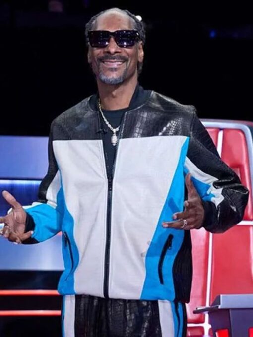 Snoop Dogg White and Blue Jacket