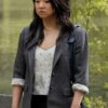 Stephanie Hsu Gray Blazer