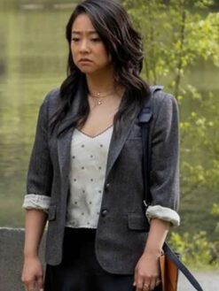 Stephanie Hsu Gray Blazer