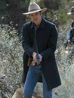 Timothy Olyphant Wool Coat