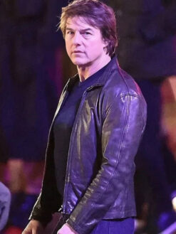 Tom Cruise Black Leather Jacket