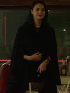 Veronica Lodge Black Hooded Cloak