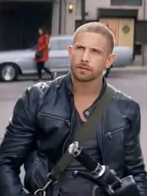 Adam Woodward Black Leather Jacket