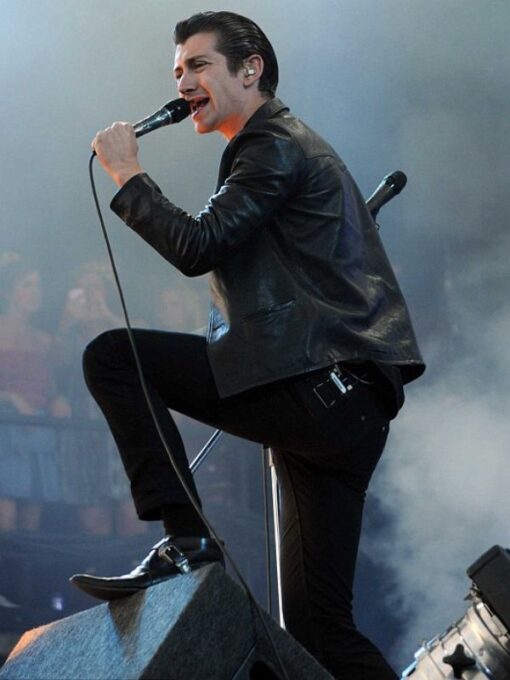 Alex Turner Black Leather Jacket