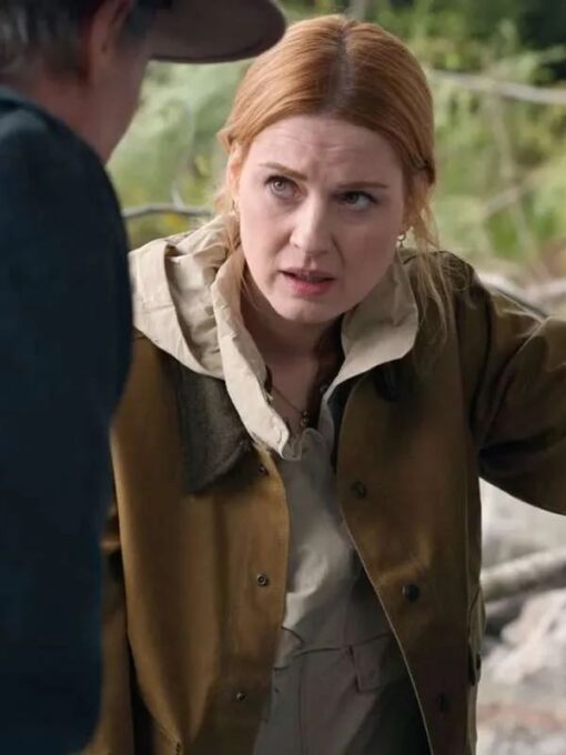 Alexandra Breckenridge Brown Cotton Jacket