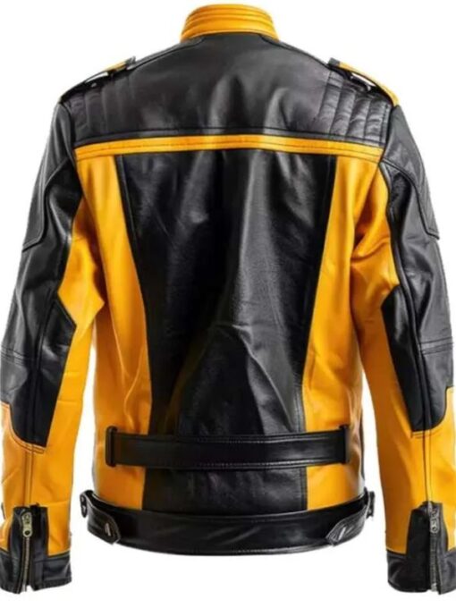 Cafe Racer Multicolor Leather Jacket