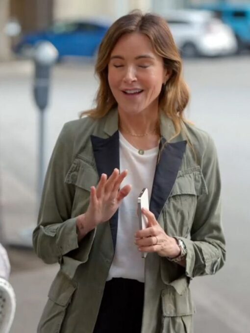 Christa Miller Green Jacket