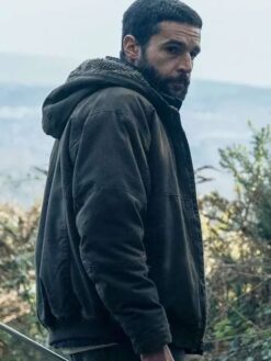 Christopher Abbott Gray Cotton Hooded Jacket