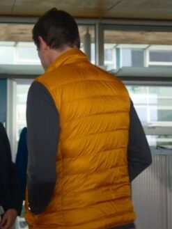 Claes Bang Orange Puffer Vest