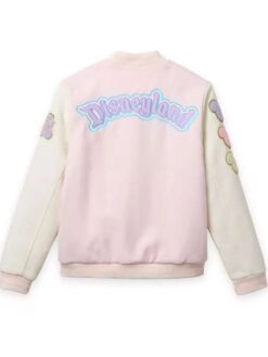 Disneyland Logo Pink Varsity Jacket