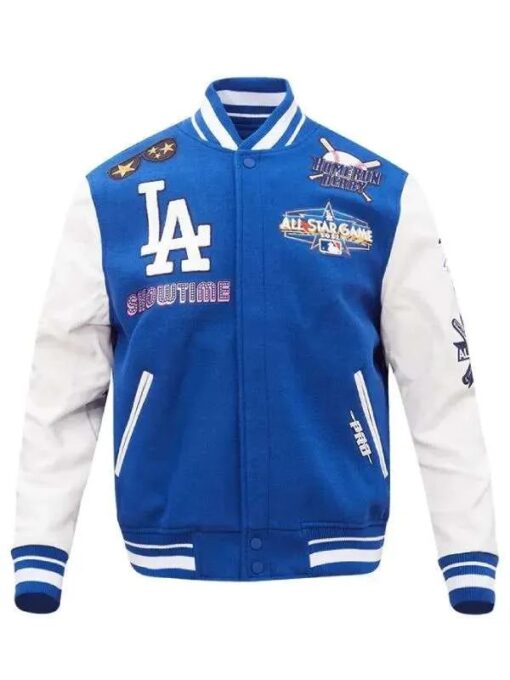 Dodgers NBA Blue and White Jacket