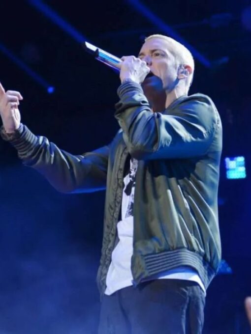 Eminem Green Bomber Jacket