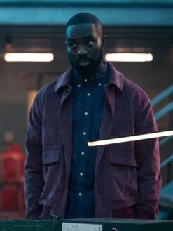 George Addo Purple Jacket