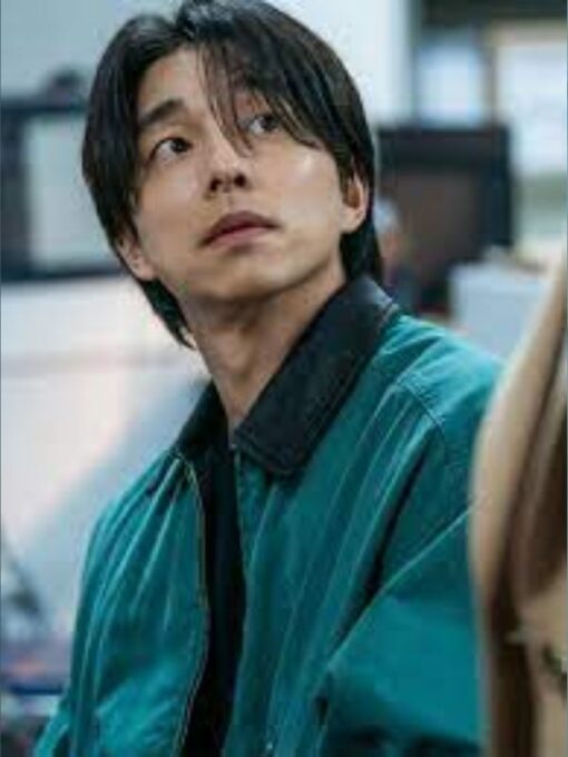 Gong Yoo Green Cotton Jacket