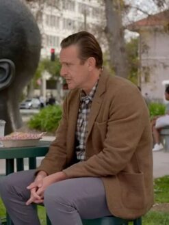 Jason Segel Brown Wool Blazer