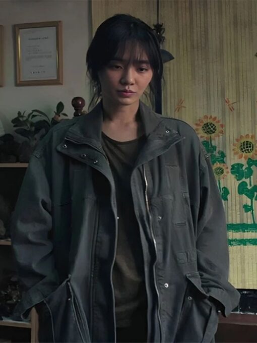 Kang No eul Gray Jacket