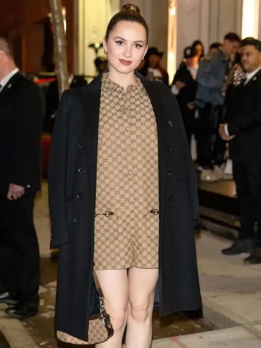 Maude Apatow Black Coat