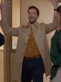 Michael Urie Beige Coat