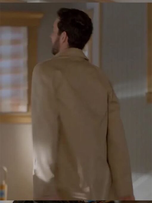 Michael Urie Beige Cotton Coat