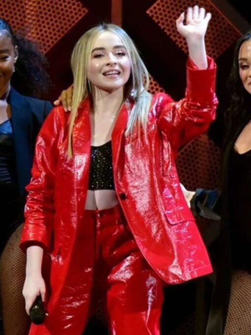 Sabrina Carpenter Red Blazer