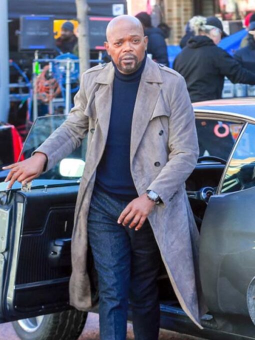 Samuel L. Jackson Gray Coat