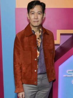 Seong Gi hun Brown Suede Leather Jacket