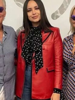 Sofia Carson Red Jacket