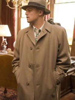 Teddy Daniels Brown Cotton Trench Coat