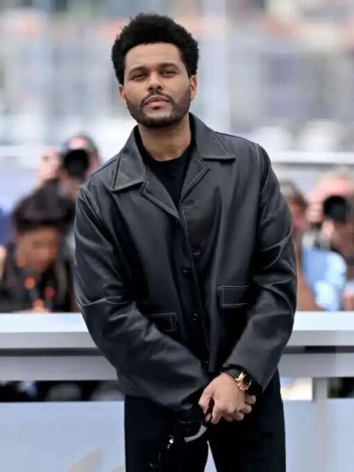 The Weeknd Leather Black Jacket