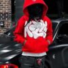 Y2k Red kozy hoodie