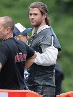 Chris Hemsworth Leather Vest