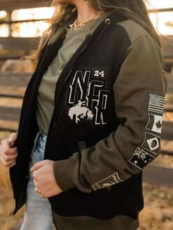 Cowboy NFR Green Hoodie