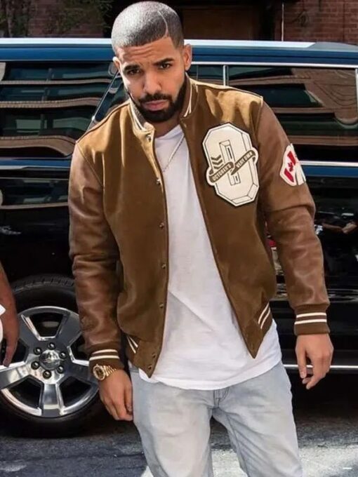 Drake Brown Suede Leather Jacket