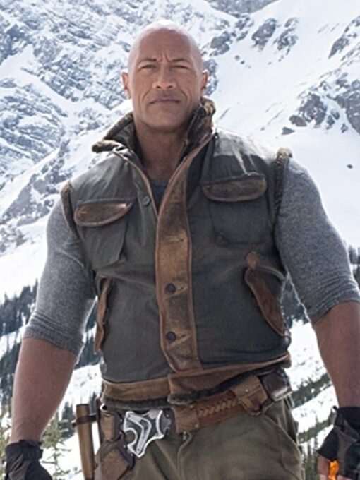 Dwayne Johnson Brown Vest