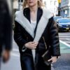 Jennifer Lawrence Leather Coat