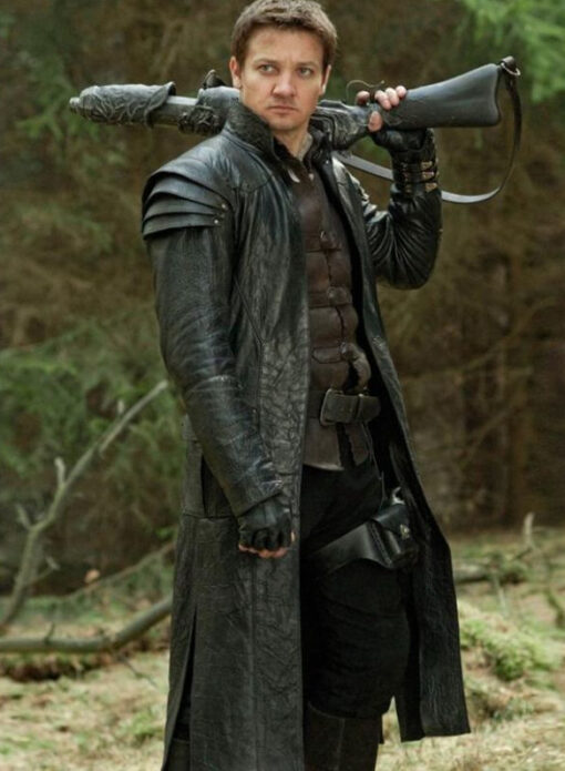 Jeremy Renner Leather Coat