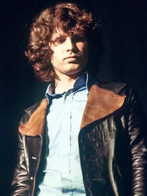 Jim Morrison Black Leather Jacket