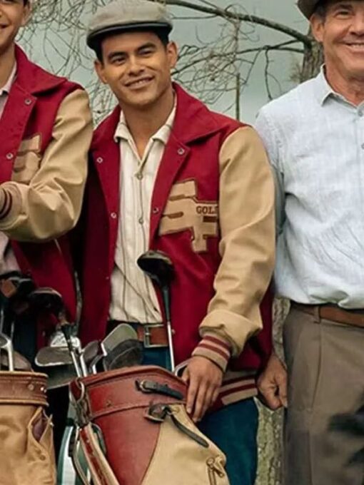 Joe Trevino Red Varsity Bomber Jacket