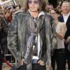 Johnny Depp Distressed Black Jacket