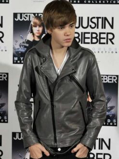 Justin Bieber Gray Jacket