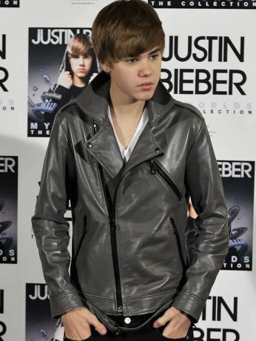 Justin Bieber Gray Jacket