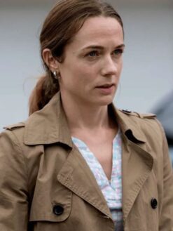 Kerry Condon Brown Coat