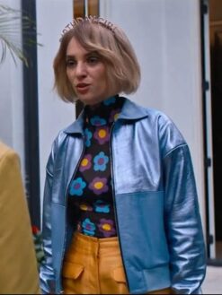 Maya Hawke Blue Jacket