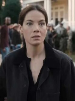 Michelle Monaghan Black Cotton Jacket