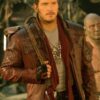 Peter Quill Brown Coat