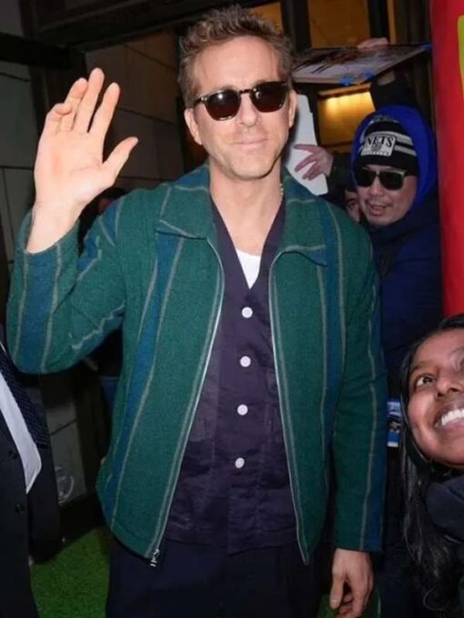 Ryan Reynolds NYC Green Jacket