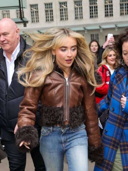 Sabrina Carpenter Brown Jacket