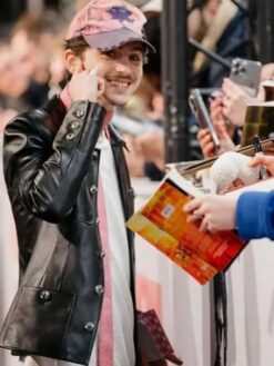 Timothee Chalamet Black Jacket