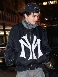 Timothee Chalamet Black Jacket